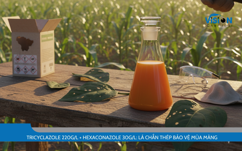 Tricyclazole 220g/l + Hexaconazole 30g/l