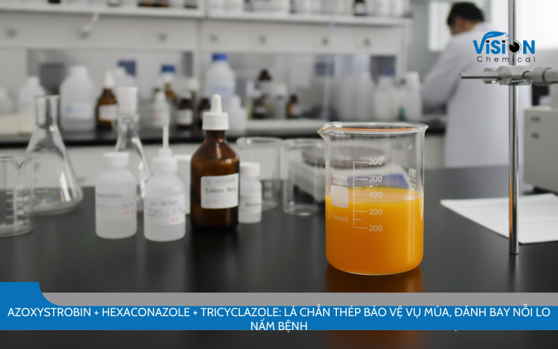 Azoxystrobin + Hexaconazole + Tricyclazole