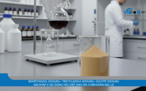 Bismethiazol 200g/kg + Tricyclazole 400g/kg + Sulfite 200g/kg