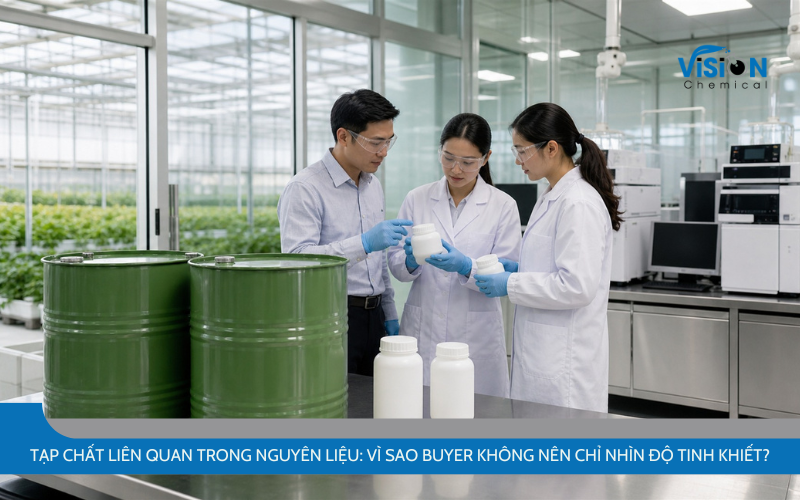 Tạp chất liên quan trong nguyên liệu